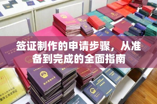 景谷签证制作的申请步骤，从准备到完成的全面指南