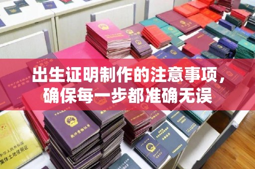 海港出生证明制作的注意事项，确保每一步都准确无误